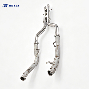 ชุดดาวน์ไปป์สแตนเลส304สำหรับ M157 W221 Mercedes S63 AMG เทอร์โบคู่5.5ตัน V8ไอเสียสมรรถนะสูง - Product Image 6