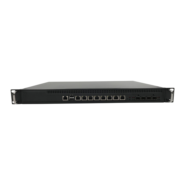 Intel H87 8 GbE LAN 1U Rackmount Firewall Router PC Server Linux UTM Stock 3 Gbps Throughput 1M Sessions 4-Port SFP VPN Support