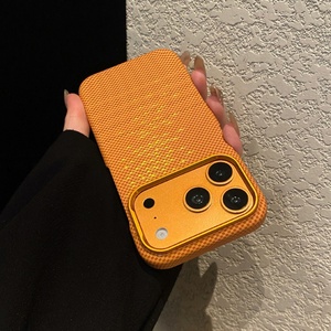 เคสโทรศัพท์แม่เหล็กเนื้อคาร์บอนไฟเบอร์สุดหรูสำหรับ iPhone 17 14 15 16 Pro Max 17 Air รองรับการชาร์จไร้สาย  วัสดุ PC แข็ง ป้องกันแรงกระแทก - Product Image 6