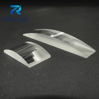 100mm Rectangular Optical Glass Plano Cylindrical Convex Lens Fused Silica/BK7/K9 for Laser Instruments