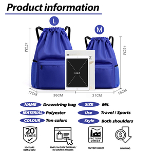 Tùy Chỉnh Dây Kéo Túi Thể Thao Oxford Vải Unisex Với Dây Kéo Túi Đầy Màu Sắc Phòng Tập Thể Dục Đa Chức Năng Dây Kéo Phòng Tập Thể Dục Dây Kéo Túi - Product Image 5