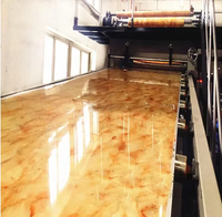 Ligne de production de machines extrudeuses pour la fabrication de feuilles de marbre artificiel en PVC, haute qualité et faible coût, PVC imperméable