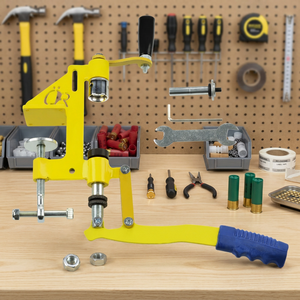 12 Gauge Steel Vertical Shot Shell Reloading Crimp Tool with High Magnification 6x-Classic Design - Product Image 5