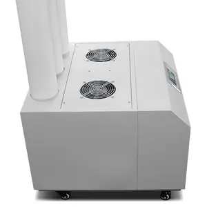 Humidificador Industrial de 2 cabezales, máquina de nebulización, precio en línea, fabricante de niebla ultrasónica, atomizador