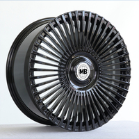 Rines Monobloque de Aleación de Aluminio Forjados a Medida OEM, de 15-24 Pulgadas, 5X112 5X120, para Autos Deportivos y de Pasajeros
