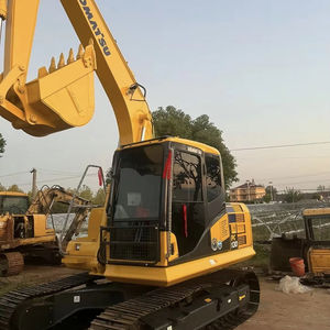 Excavatrice sur chenilles Komatsu PC130 d'occasion, certifiée CE, 99 % neuve, d'origine japonaise, équipement hydraulique pour travaux de terrassement. - Product Image 1