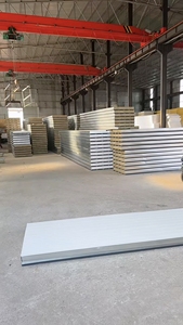 EPS đá len Kho Vật liệu cách nhiệt màu thép Composite Board Trắng bọt kim loại mái tường <span class=keywords><strong>Sandwich</strong></span> <span class=keywords><strong>Panel</strong></span> - Product Image 3