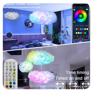 New 3D lớn đám mây chiếu sáng thông minh ứng dụng từ xa thundercloud ánh sáng phòng ngủ phòng trang trí bầu không khí đèn cho eSports nhà <span class=keywords><strong>LED</strong></span> 12 - Product Image 3