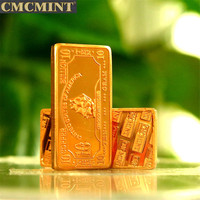 Barres de lingots de cuivre pur 999, 10 grammes, en métal cuivre, fer, C91