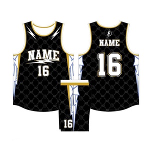 Combinaison d'entraînement de balle personnalisée pour adultes et enfants Maillot et short à séchage rapide Uniforme de basket-ball de l'équipe d'impression numérique - Product Image 5