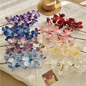 ดอกกล้วยไม้ฟาแลนนอปซิสประดิษฐ์ ผ้าไหมคุณภาพสูง จำลองเหมือนจริง ก้านเดี่ยว ตกแต่งงานแต่งงาน ตกแต่งบ้าน ตกแต่งห้องนั่งเล่น - Product Image 4