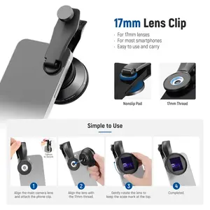 Transforma la Fotografía de tu Smartphone con la Lente Anamórfica Blue Streak 1.55x con Clip Universal de 17mm y Rosca de Filtro de 58mm - Product Image 2
