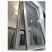 Fenêtre australienne en aluminium personnalisée en usine de Windows Foshan avec moustiquaire S.S fixe/mobile