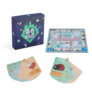 Buona qualità Rececle gioco monopoli personalizzato per la vita dei bambini famiglia monopoli gioco da tavolo
