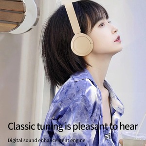<b>Wireless</b> Over Ear Bluetooth Headphones Dynamic Driver Touch Control Sports Use Type C Charging - Product Image 2