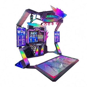 Machine de jeu d'arcade de danse à deux joueurs, grande machine de divertissement musicale à monnayeur avec garantie d'un an, neuve - Product Image 2
