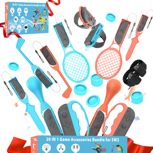 20-in-1 ABS trò chơi thể thao bó Phụ kiện cho Nintendo cho chuyển đổi 2 thể thao Kit Tennis Cầu Lông vợt chủ Grips - Product Image 3