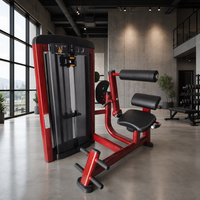 Nouvelle conception, équipement de fitness direct usine, machine d'extension abdominale/dorsale à charge par poulie pour salle de sport commerciale et usage domestique, avec garantie
