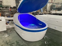 Lit de spa Jacuzzi Xianli GD au design moderne avec réservoir de massage à l'eau salée pour le bien-être, le sommeil et la détoxification, et fonction musicale
