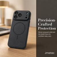 Coque de téléphone magnétique en tissu, vente en gros directe usine, pour iPhone 18 Pro Max 17 16 15, avec grande fenêtre pour appareil photo, coque arrière