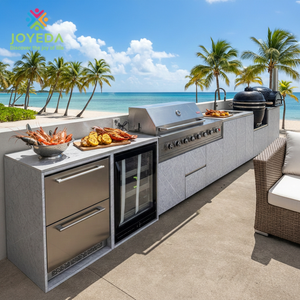 JOYEDA Évier de cuisine extérieur avec accessoires pour armoires, roues <span class=keywords><strong>Kamado</strong></span>, porte de tente et <span class=keywords><strong>barbecue</strong></span> Philippines - Product Image 1