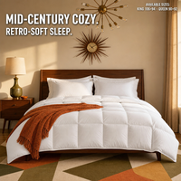 Couette matelassée Xueruisha d'été 90 % duvet de canard blanc jacquard, avec compartiments, en coton, anti-déchirure, écologique, respirante et épaisse