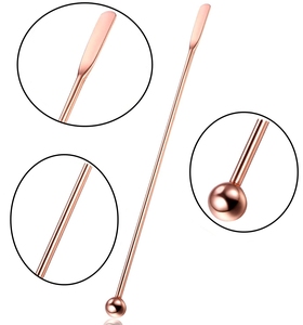 Thép không gỉ cà phê đồ uống khuấy cocktail KHUẤY TRỘN thanh công cụ thiết lập - Product Image 6