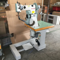 Machine à coudre à aiguille simple pour la couture de la semelle et des parois latérales, machine à coudre les bordures de chaussures, machine à coudre les semelles JN-168