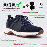 Fabricants de chaussures à marque privée LANCI, baskets de luxe pour hommes, chaussures personnalisées avec logo, chaussures en tricot pour hommes