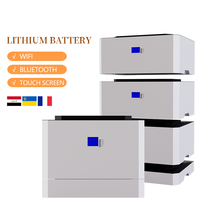 Batterie rechargeable au phosphate de fer et de lithium empilable de 15 kWh, 51,2 V, 300 Ah, stockage solaire domestique, alimentation de secours, protection IP65
