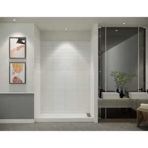 Confettis Offre Spéciale de culture marbre douche panneaux muraux baignoire entoure salle de <span class=keywords><strong>bain</strong></span> panneau d'étanchéité nouveau Design - Product Image 4