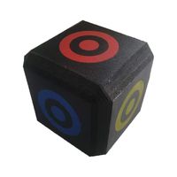 Cible de tir à l'arc en mousse XPE haute densité, cible de tir en forme de dés à six faces pour l'entraînement à l'arc en plein air, OEM disponible