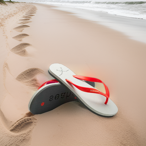 도매 개인 로고 비치 플립 플롭 슬리퍼 여름 유행과 편안한 숙녀 사용자 정의 플립 플롭 - Product Image 5