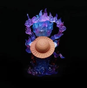 Modèle de buste lumineux en PVC Monkey D. Luffy Nika Form 17 cm, échelle 1:<span class=keywords><strong>12</strong></span>, avec effet LED, pour décoration, vente en gros, transfrontalier - Product Image 5