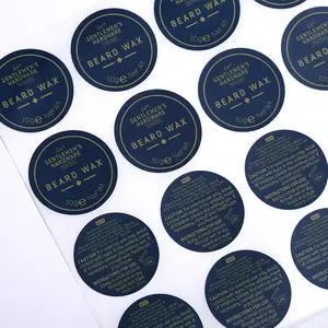 Custom Label Printing Labels Packaging Vinyl Waterproof Sticker Printing Roll Label Stickers
