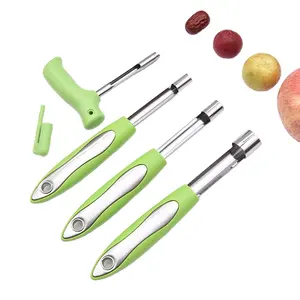Utensílios de cozinha de aço inoxidável, removedor de frutas, núcleo de semente, maçã para pear, cereja