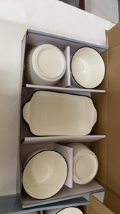 Venta caliente Cuencos de cerámica blanca Cuencos de cerámica para el hogar 5 unids/<span class=keywords><strong>set</strong></span> Juego de vajilla de cerámica creativa Juego de cuencos de <span class=keywords><strong>restaurante</strong></span> - Product Image 6