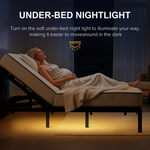 [US-Lager] Elektrisch Verstellbares Queen-Bettgestell mit Massagefunktion Einfache Montage Schneller Versand aus den USA Mindestbestellmenge 1 Einheit - Product Image 5