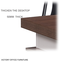 Bureau de Travail Moderne et Simple, Poste de Travail Modulable pour 2, 4 ou 6 Personnes, Station de Travail Design pour Collaborateurs