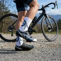 Chaussettes de cyclisme professionnelles pour enfants avec logo personnalisé, respirantes, athlétiques, pour le vélo de route et les courses en plein air