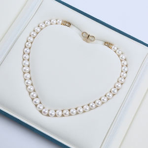 Zhuji Wholesale Luxury Design 9-10mm Natural White Potato <span class=keywords><strong>vera</strong></span> <span class=keywords><strong>collana</strong></span> di perle d'acqua dolce in vendita - Product Image 1