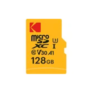 การ์ดหน่วยความจำ Kodak V30 Ultra Micro SDXC 128GB Class 10 UHS 1 U3 พร้อมอะแดปเตอร์ (ความเร็วสูงสุด 100mb/s) รุ่น W/A1 -64GB ถึง 128GB - Product Image 1