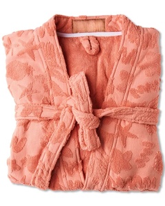 <span class=keywords><strong>Accappatoio</strong></span> da donna di lusso con collo a scialle in rilievo con logo lungo abito da Hotel in peluche di cotone spugna <span class=keywords><strong>Jacquard</strong></span> - Product Image 4