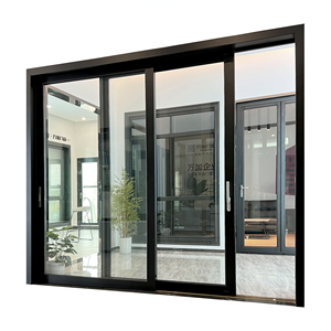 स्मार्ट इलेक्ट्रिक स्वचालित आउटडोर वाटरप्रूफ स्लाइडिंग डोर आँगन ध्वनिरोधी डबल ग्लेज्ड दरवाजा बड़े स्लाइड दरवाजे - Product Image 2