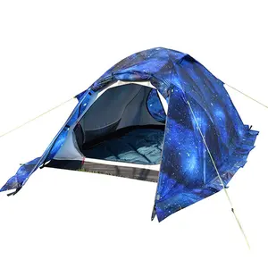 Camping amusant, tente dôme extérieure étanche, pliable, lumière de voyage, tente de Camping pour 2 personnes