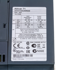 Inversor CL VFD-B ATV71HU40N4Z ATV71H075N4Z ATV71HU15N4Z ATV71HU22N4Z ATV71HU30N4Z - Product Image 3