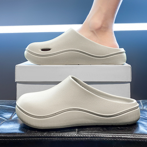 Sandalias de EVA Beige para Mujer, Suaves y Cómodas, Punta Abierta, para Uso Interior y Exterior en Verano - Product Image 2
