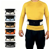 Ceinture de course en nylon personnalisée, sac de trail running, ceinture d'hydratation avec fermeture éclair, grande capacité, élastique, pour marathon et course sportive