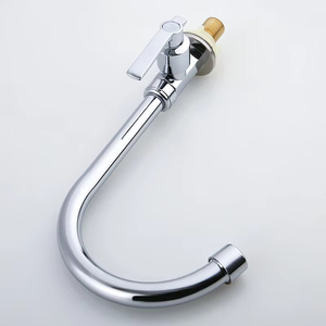 Grifo de Cocina Pano.V de Acero Inoxidable Cromado, Monomando, de un Solo Orificio, Montado en el Fregadero, con Medidor - Product Image 6