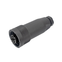 Conector Industrial DIN Rectangular de Aleación RD24 de 4 y 7 Pines J10 CA-3, Macho y Hembra, 10A, para Aplicaciones de Energía